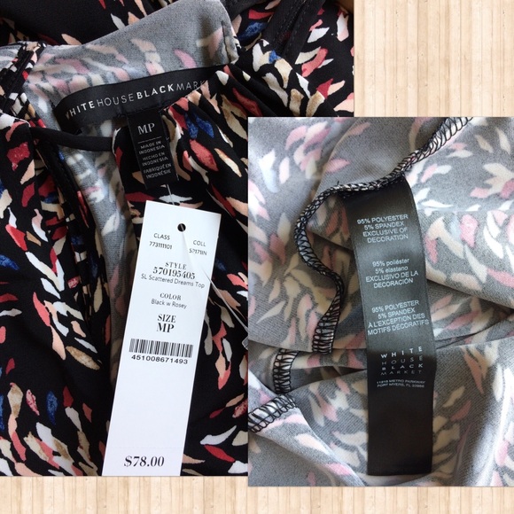 WHBM swingy layered sleeveless top, Med Petite - Picture 8 of 8